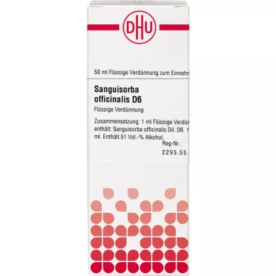 SANGUISORBA OFFICINALIS Αραίωση D 6, 50 ml