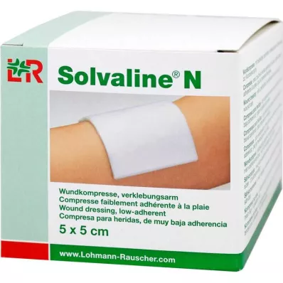 Solvaline N 5x5 cm αποστειρωμένες κομπρέσες, 25 τεμ