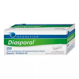 MAGNESIUM DIASPORAL 150 κάψουλες, 50 τεμάχια