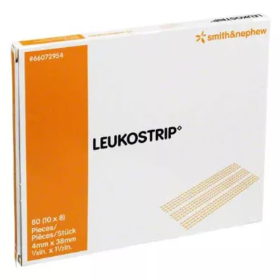 LEUKOSTRIP Λωρίδες ράμματος τραύματος 4x38 mm, 10X8 τεμ