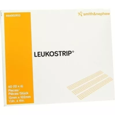 LEUKOSTRIP Λωρίδες ράμματος τραύματος 13x102 mm, 10X6 τεμ