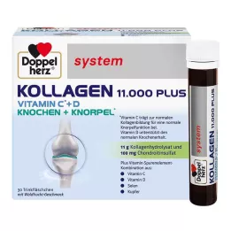 DOPPELHERZ Αμπούλες συστήματος Collagen 11.000 Plus, 30X25 ml