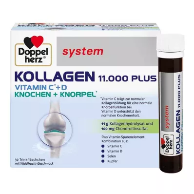 Φύσιγγες Doppelherz system Collagen 11000 Plus, 30X25 ml
