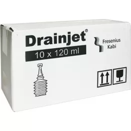 FREKA DRAINJET Αλατούχο διάλυμα 0,9% ISO, 10X120 ml