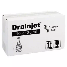 FREKA DRAINJET Αλατούχο διάλυμα 0,9% ISO, 10X120 ml