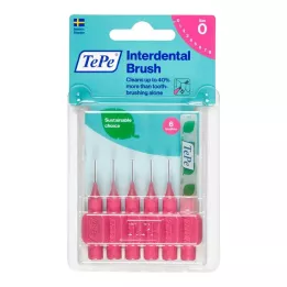 TEPE Ενδοδοντικό βουρτσάκι Original 0.4mm ISO 0 ροζ, 6 τεμ