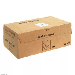BD PLASTIPAK Σύριγγα 50 ml Luer loc. κεντραρισμένη, 60X50 ml
