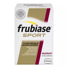 FRUBIASE SPORT Αναβράζοντα δισκία φρούτων του δάσους, 20 τεμάχια