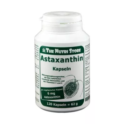 ASTAXANTHIN 6 mg κάψουλες για χορτοφάγους, 120 τεμάχια