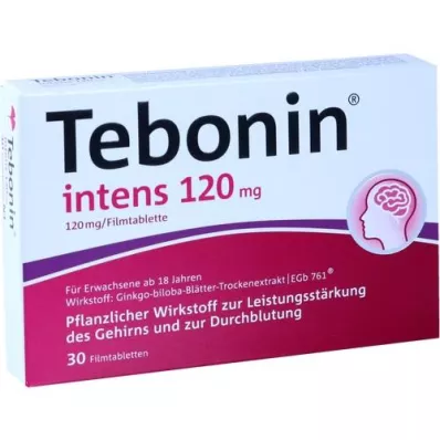 TEBONIN intens 120 mg επικαλυμμένα με λεπτό υμένιο δισκία, 30 τεμάχια