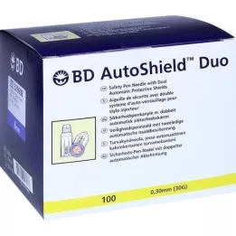 BD AUTOSHIELD Βελόνες στυλό ασφαλείας Duo 8 mm, 100 τεμ