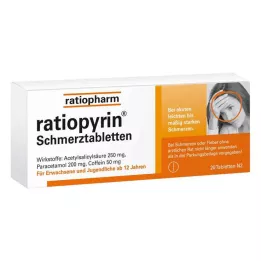 RATIOPYRIN Παυσίπονα δισκία, 20 τεμάχια
