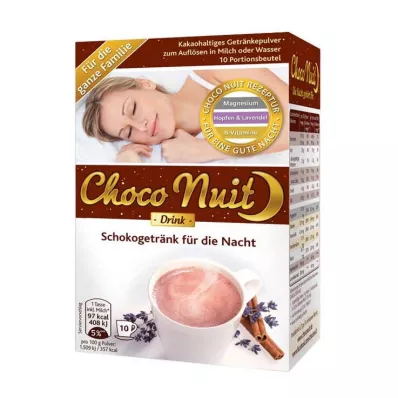 Choco Nuit good night ρόφημα σοκολάτας σε σκόνη, 10 τεμ