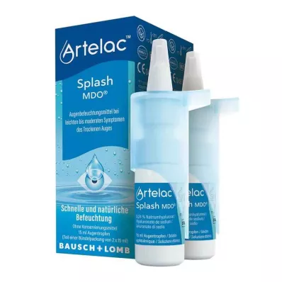 ARTELAC Splash MDO οφθαλμικές σταγόνες, 2X15 ml