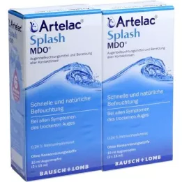 ARTELAC Splash MDO οφθαλμικές σταγόνες, 2X15 ml