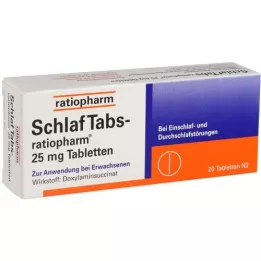 SCHLAF TABS-ratiopharm 25 mg δισκία, 20 τεμάχια
