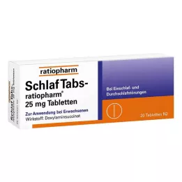 SCHLAF TABS-ratiopharm 25 mg δισκία, 20 τεμάχια