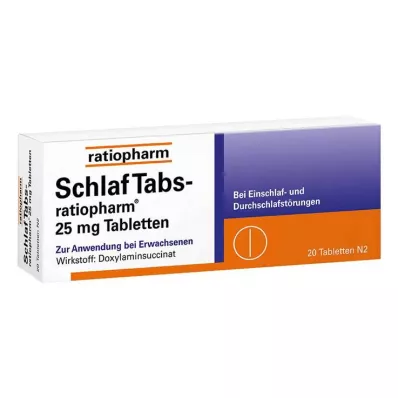 Sleep tabs ratiopharm δισκία 25 mg, 20 τεμ