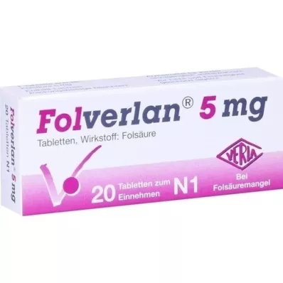 FOLVERLAN δισκία των 5 mg, 20 τεμάχια