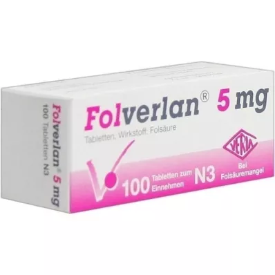 FOLVERLAN δισκία των 5 mg, 100 τεμάχια