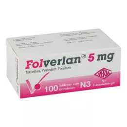 FOLVERLAN δισκία των 5 mg, 100 τεμάχια