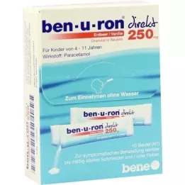 BEN-U-RON direct 250 mg κόκκοι φράουλα/βανίλια, 10 τεμάχια