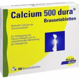 CALCIUM 500 αναβράζοντα δισκία dura, 100 τεμάχια