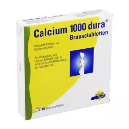 CALCIUM 1000 αναβράζοντα δισκία dura, 100 τεμάχια