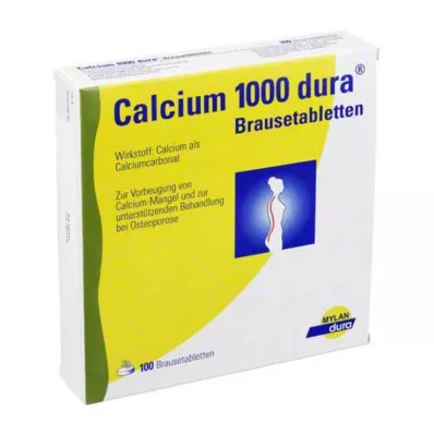 Αναβράζοντα δισκία Calcium 1000 dura, 100 τεμ