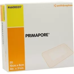 PRIMAPORE Επίδεσμος τραύματος 8x10 cm αποστειρωμένος, 20 τεμάχια