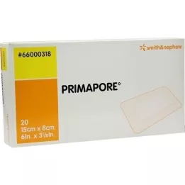 PRIMAPORE Επίδεσμος τραύματος 8x15 cm αποστειρωμένος, 20 τεμάχια