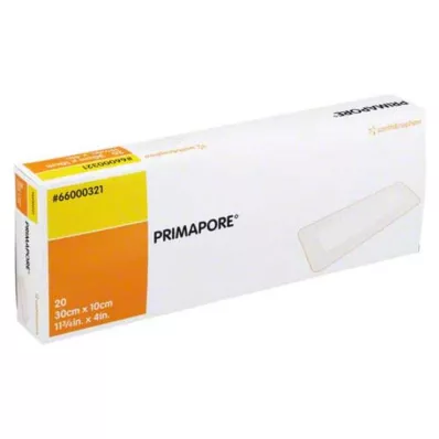 Επίδεσμος πληγών Primapore 30x10 cm, 20 τεμ Επίδεσμος πληγών Primapore 30x10 cm, 20 τεμ