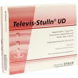 TELEVIS Stulln UD Οφθαλμικές σταγόνες, 20X0.6 ml