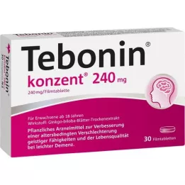 TEBONIN konzent 240 mg επικαλυμμένα με λεπτό υμένιο δισκία, 30 τεμάχια