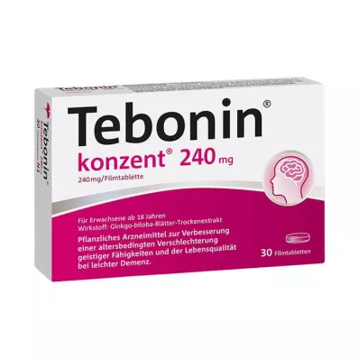 TEBONIN konzent 240 mg επικαλυμμένα με λεπτό υμένιο δισκία, 30 τεμάχια
