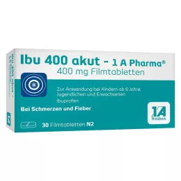 IBU 400 akut-1A Pharma επικαλυμμένα με λεπτό υμένιο δισκία, 30 τεμάχια