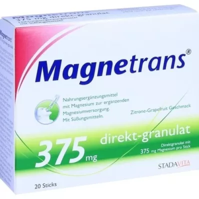 MAGNETRANS απευθείας κόκκοι 375 mg, 20 τεμάχια