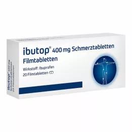 IBUTOP 400 mg δισκία ανακούφισης από τον πόνο, επικαλυμμένα με λεπτό υμένιο, 20 τεμάχια