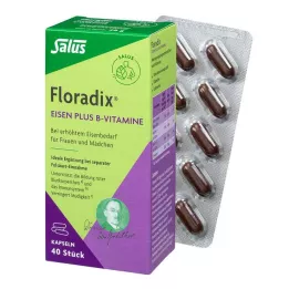 FLORADIX Κάψουλες σιδήρου και βιταμινών Β, 40 τεμάχια