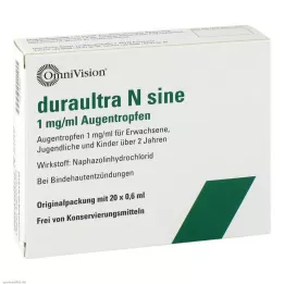 DURAULTRA N sine οφθαλμικές σταγόνες, 20X0,6 ml
