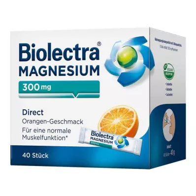 Biolectra Magnesium Direct Orange Pellets, 40 τεμ