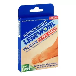 LEBEWOHL Πλαστικά καλαμποκιού extra strong, 8 τεμάχια