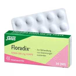 FLORADIX Σίδηρος 100 mg forte επικαλυμμένα με λεπτό υμένιο δισκία, 20 τεμάχια