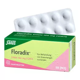 FLORADIX Σίδηρος 100 mg forte επικαλυμμένα με λεπτό υμένιο δισκία, 50 τεμάχια