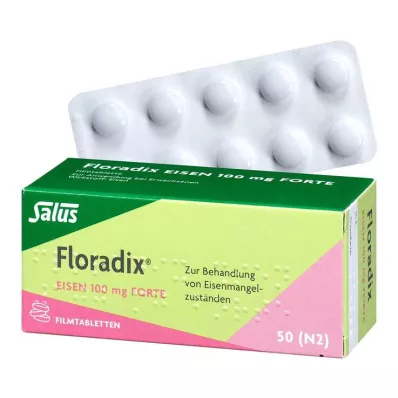 Floradix iron 100 mg forte επικαλυμμένα με λεπτό υμένιο δισκία, 50 τεμ