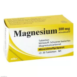 MAGNESIUM 100 mg δισκία Jenapharm, 20 τεμάχια