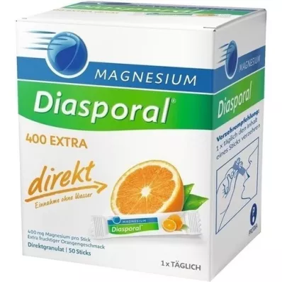 MAGNESIUM DIASPORAL 400 κόκκοι Extra direct, 50 τεμάχια