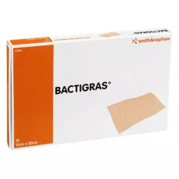 BACTIGRAS Αντισηπτική γάζα παραφίνης 15x20 cm, 10 τεμ