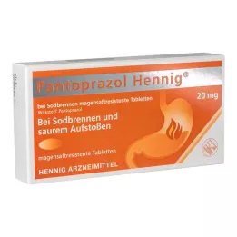 PANTOPRAZOL Hennig για καούρα 20 mg msr. δισκία, 7 τεμάχια