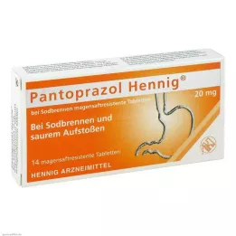 PANTOPRAZOL Hennig για καούρες 20 mg msr. δισκία, 14 τεμάχια